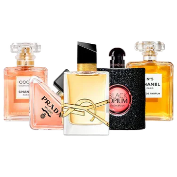Zestaw 5 perfum damskich – Coco, Prada, Libre, Black Opium i Chanel