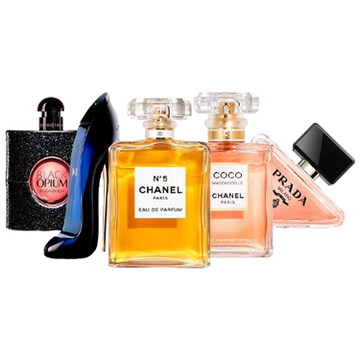 Zestaw 5 perfum damskich – Black Opium, Good Girl, Chanel, Coco i Prada