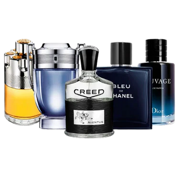 Zestaw 5 perfum męskich – Azzaro, Invictus, Creed Aventus, Chanel i Sauvage