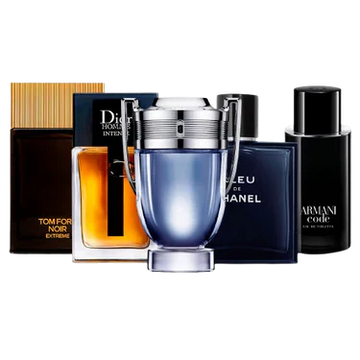 Zestaw 5 perfum męskich – Tom Ford, Dior, Invictus, Bleu de Chanel i Armani